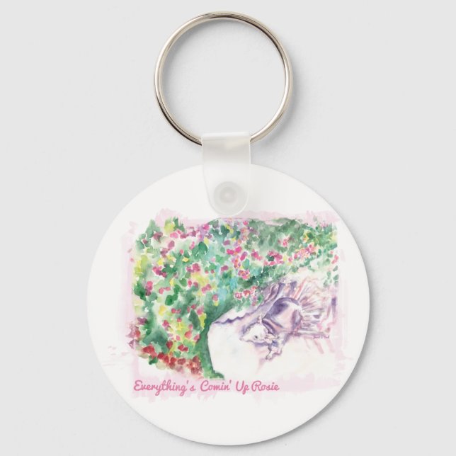 Alles ist ein Rosie-Schlüsselanhänger Schlüsselanhänger (Vorderseite)