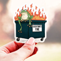 Alles ist feinster Frog Dumpster Feuerbrand Vinyl