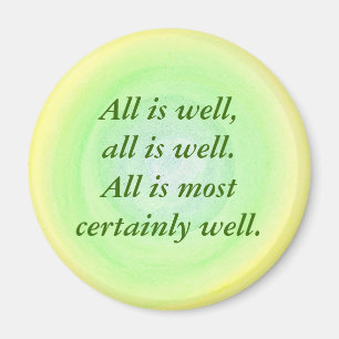 Alles ist gut, Affirmationsmagnete Magnet