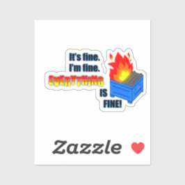 Alles ist gut! aufkleber