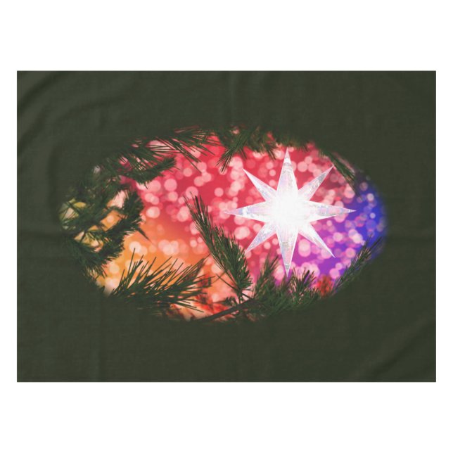 Alles ist helles Weihnachtsgeschenk Tischdecke (Vorderseite (Horizontal))