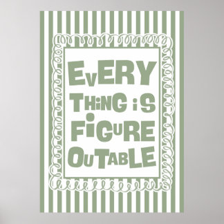 Alles ist herausfindbar poster