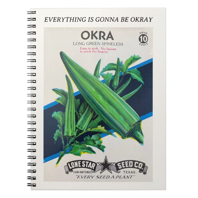 Alles ist in Gonna Be Okray Notebook Notizblock (Vorderseite)