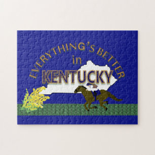 Alles ist in Kentucky-Puzzlespiel besser Puzzle