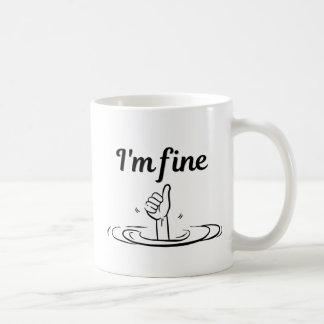Alles ist in Ordnung Lustiger Sarkastischer Becher Kaffeetasse