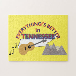 Alles ist in Tennessee-Puzzlespiel besser Puzzle