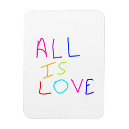 Alles ist Liebe Regenbogen farbenfroher Stolz LGBT Magnet