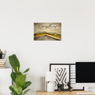 "Alles ist möglich" Motivation Affirmation Poster