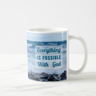 Alles ist möglich Motivations-Bechertasse Strand Kaffeetasse