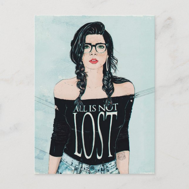 Alles ist nicht verloren postkarte (Vorderseite)