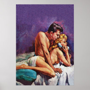 Alles ist ok Honig Vintage Pulp Cover Poster