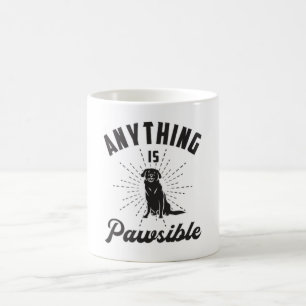 Alles ist pawsible Labrador Retriever Dog Funny Kaffeetasse