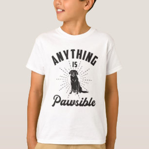 Alles ist pawsible Labrador Retriever Dog Funny T-Shirt