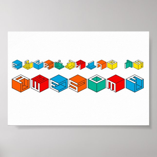 Alles ist Phantastisch Print Poster (Vorne)