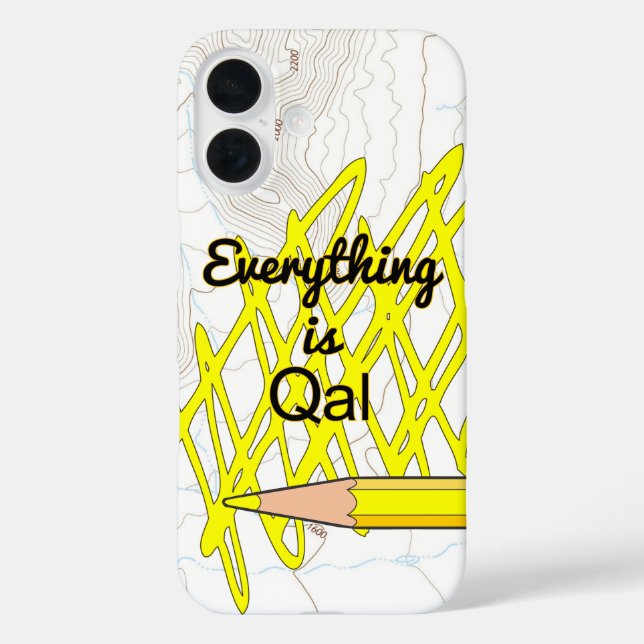 Alles ist Quaternär Alluvium- Geologe Case-Mate iPhone Hülle (Rückseite)