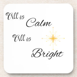 Alles ist ruhig, alles ist hell getränkeuntersetzer