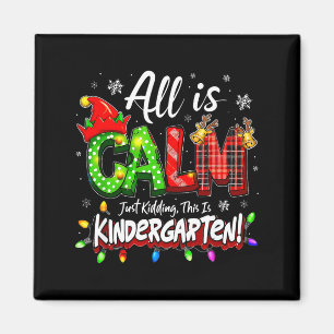 Alles ist ruhig, nur ein Scherz, Weihnachten Kinde Magnet
