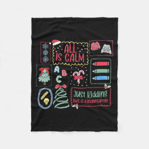 Alles ist ruhig, nur Quatsch, das ist Kindergarten Fleecedecke