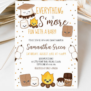 Alles ist S'more Fun Baby Dusche Einladung