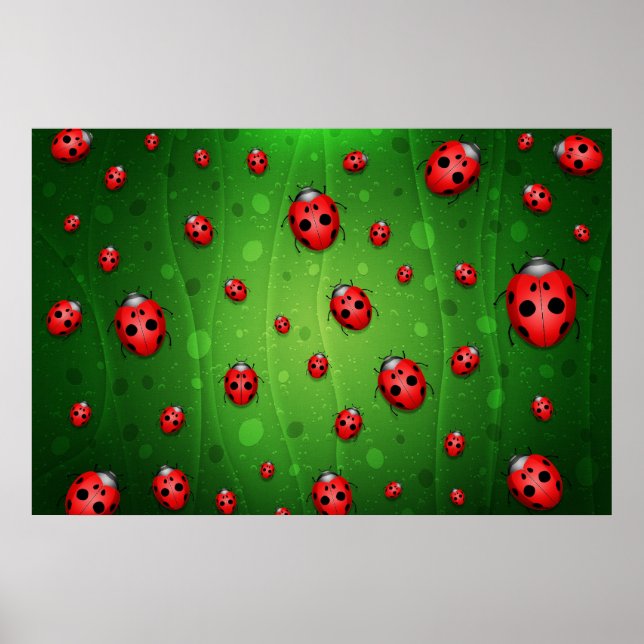 Alles ist voll von Ladybugs Poster (Vorne)