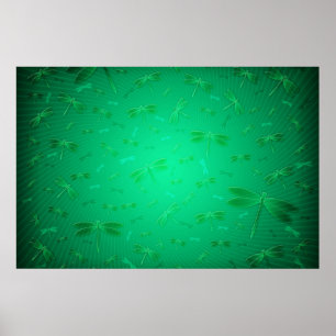 Alles ist von den Libellen voll Poster