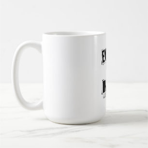 ALLES IST WICHTIG Anti Design-Typografie A Kaffeetasse