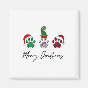 Alles italienische Greyhound Frohe Weihnachtskuh P Magnet