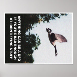 Alles kann ein UFO (Medium) sein Poster