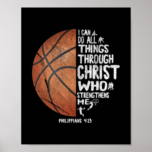 Alles kann ich durch Christus Philipper 413 S Poster (Vorne)
