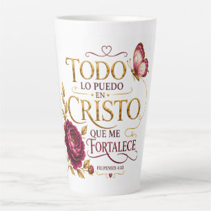 Alles kann ich in Christus, der mich stärkt Span Milchtasse