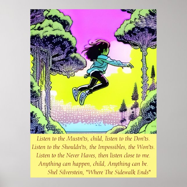 Alles kann passieren, Kind, Alles kann sein Poster (Vorne)