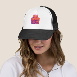 Alles klar, Leute, lustige Trucker-Mütze Retro-3 Truckerkappe