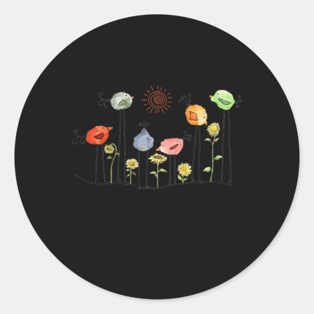 Alles Kleine ist, dass es gut ist und Runder Aufkleber (Vorderseite)