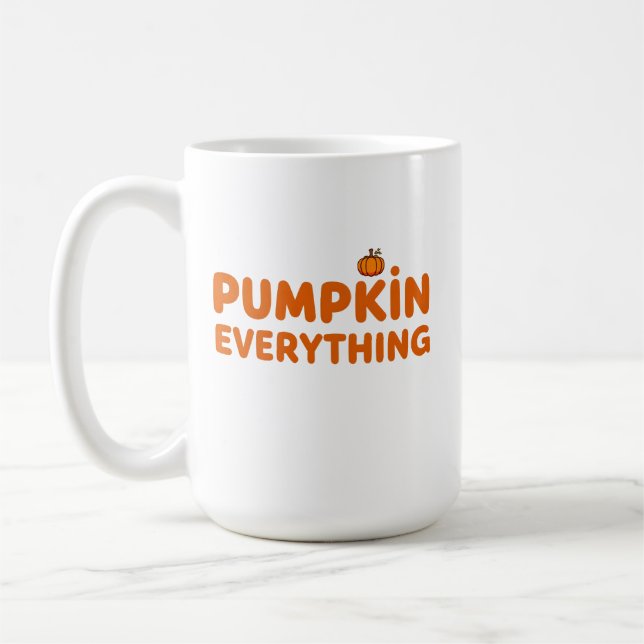 Alles Kürbis Kaffeetasse (Links)