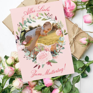 Alles Liebe zum Muttertag Foto Karte