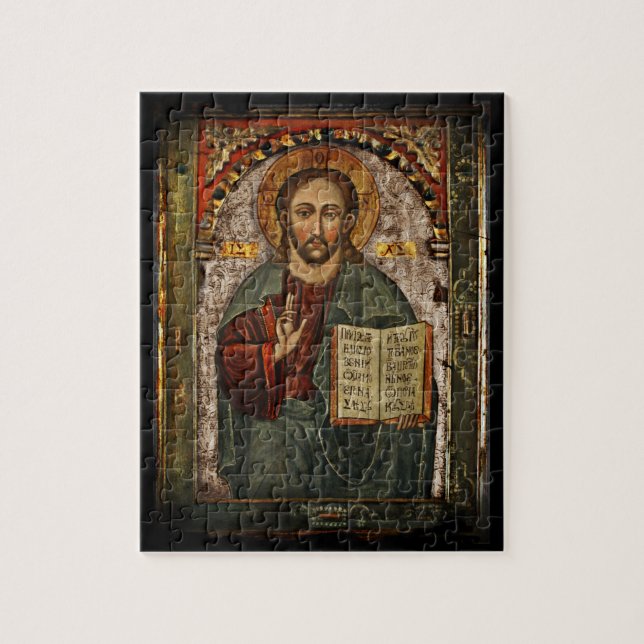 Alles mächtige Christus - Chrystus Pantokrator Puzzle (Vertikal)