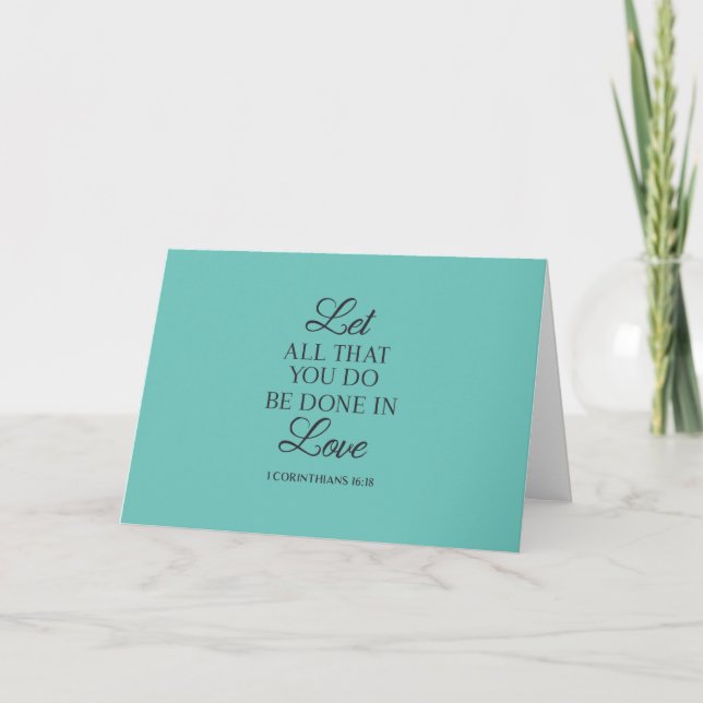 Alles mit dem Liebe-Angebot machen Karte (Vorderseite)