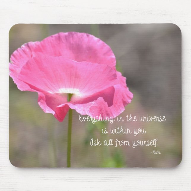 Alles Mohn Mousepad (Vorne)