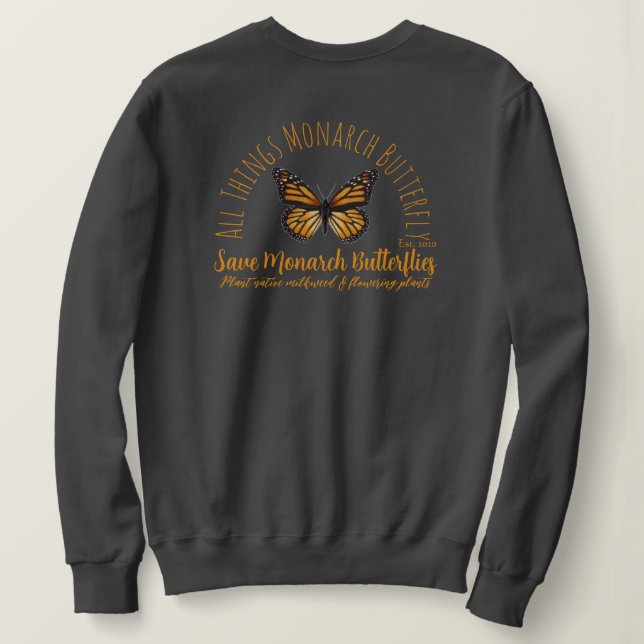 Alles Monarchschmetterling Sweatshirt (Design Rückseite)
