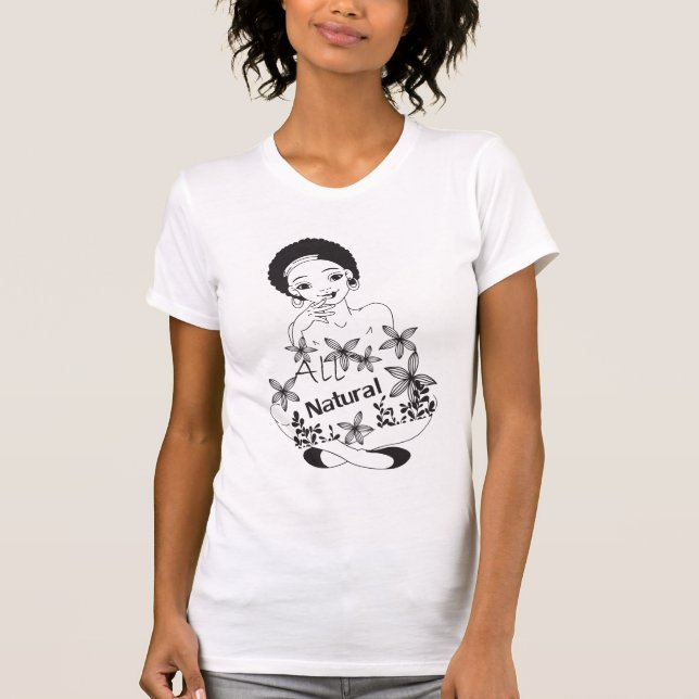 Alles natürliche Mädchen T-Shirt (Vorderseite)