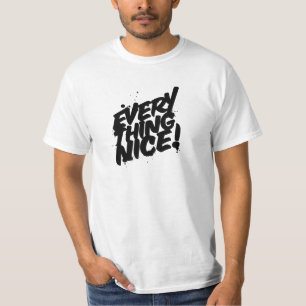 Alles Nice Typografy Reggae T - Shirt