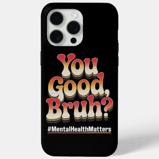 Alles Okay, Bruder? Psychische Gesundheit ist wich Case-Mate iPhone Hülle