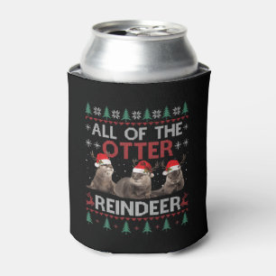 Alles Otter Rentier Weihnachten Ugly Pajamas Xmas Dosenkühler