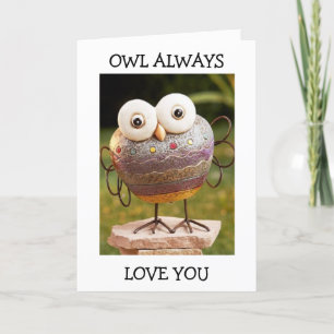 ALLES OWL=OWL LIEBE, DIE IHR BIRTHTAGES WÜNSCHT KARTE