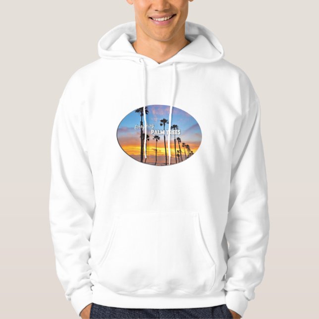 Alles Palm Tree Hoodie Foto - Debbie Colwell (Vorderseite)