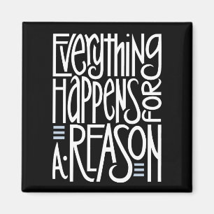 Alles passiert schwarzes Magnet