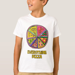Alles Pizza Kunstwerk von Kareem T - Shirt