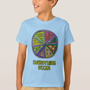 Alles Pizza Kunstwerk von Kareem T-Shirt