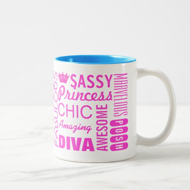 "Alles Prinzessin & Mehr!" Tasse (Rechts)