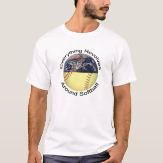 Alles rotiert um Softball T-Shirt